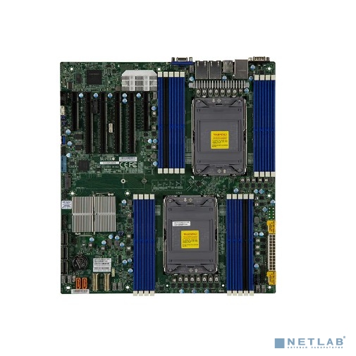 Supermicro MBD-X12DPI-NT6-B Сервер.плата &lt;C621A 2x LGA-4189&gt; &lt;2x SKT-1205L-P4IC-FXC, 1x MCP-260-00042-0N, 2x CBL-0044L&gt;
