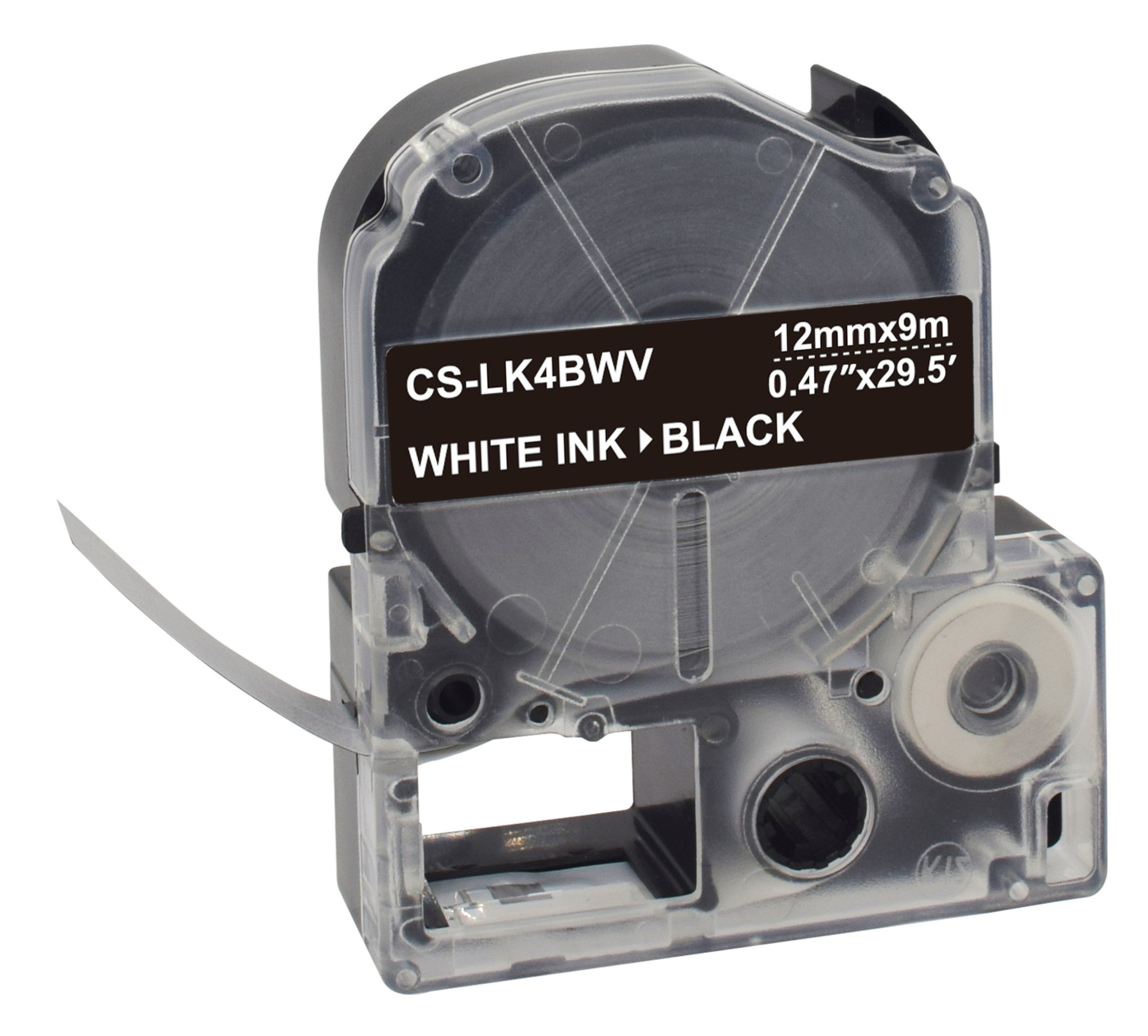Картридж ленточный Cactus CS-LK4BWV черный для Epson LW300/LW400/LW700/LW600P/LW1000P