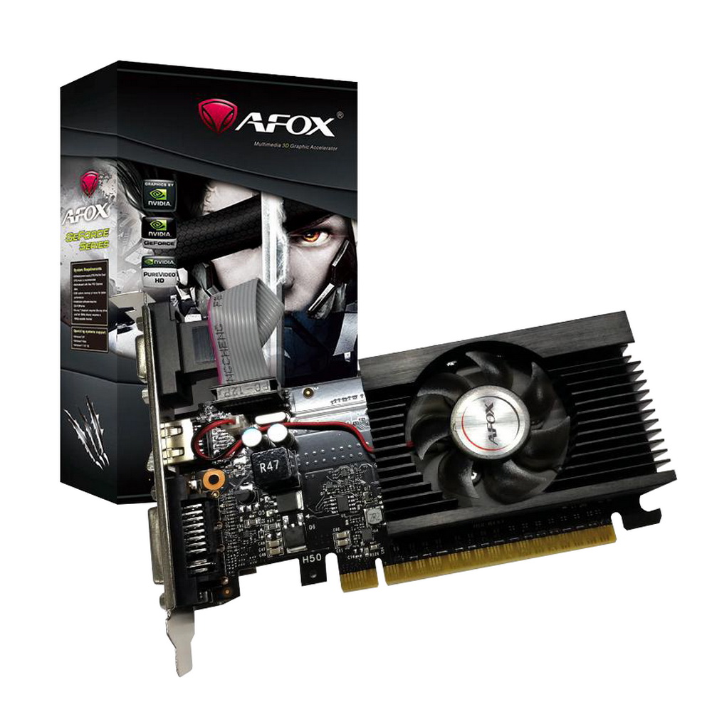 Видеокарта AfoxGT710 1G DDR3 64BIT, LP Single Fan , RTL (GT710 1G DDR3 64BIT, LP Single Fan) RTL [AF710-1024D3L5-V3]