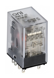 Реле промежуточное IEK Oni OGR-2 24В (OGR-2-4C-DC24V)