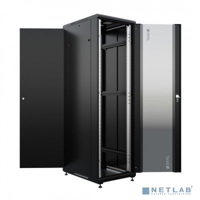 SKAT TB-22R680GF-B Шкаф напольный универсальный серверный 22U 600х800мм, дверь стеклянная {4402} {1.5 года гарантия}