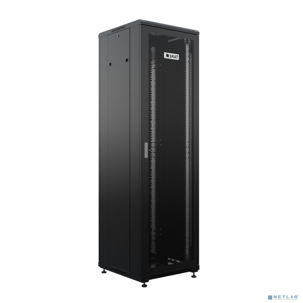 SKAT TB-42R660PF-B Шкаф напольный универсальный серверный 42U 600х600мм дверь перфорированная {4426} {1.5 года гарантия}