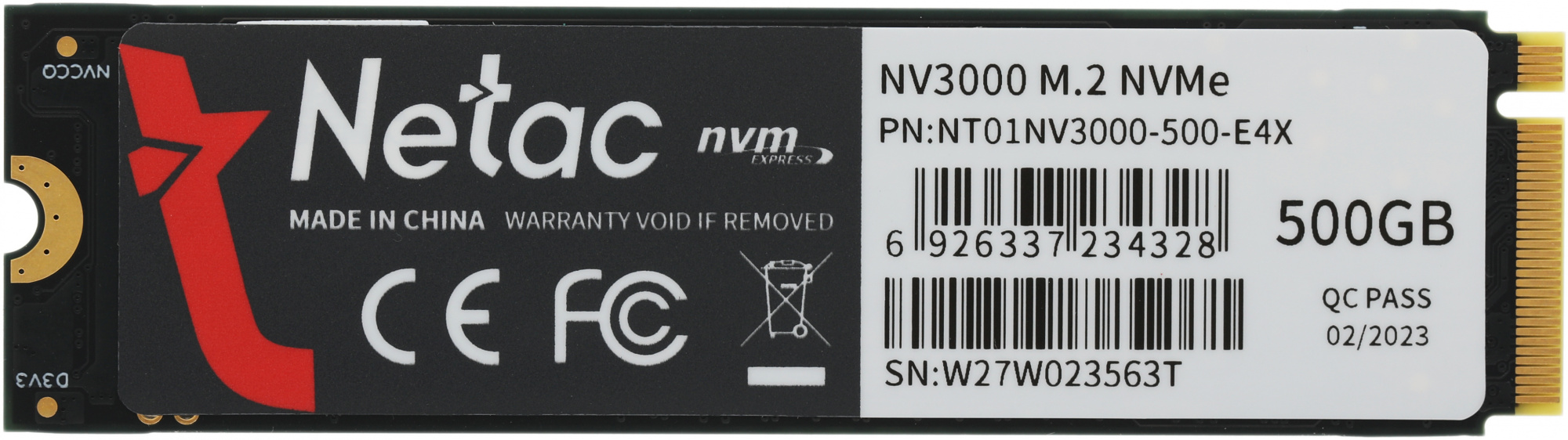 NETAC NT01NV3000-500-E4X