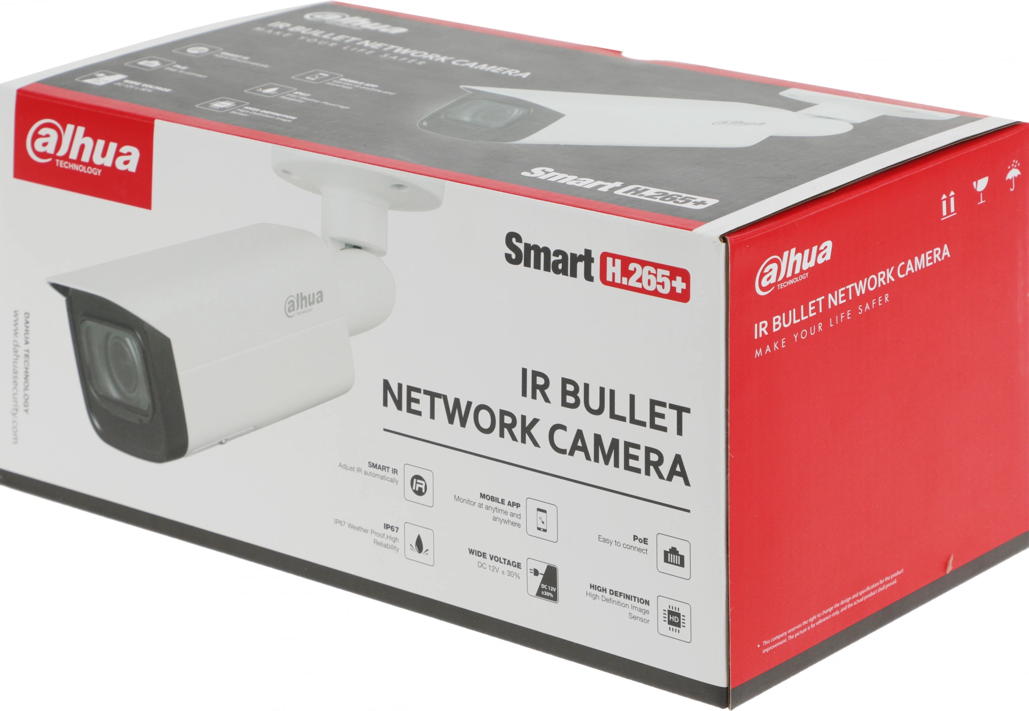 DAHUA DH-IPC-HFW1431TP-ZS-S4 Уличная цилиндрическая IP-видеокамера 4Мп, 1/3” CMOS, моторизованный объектив 2.8~12мм, ИК 50м, IP67, металл