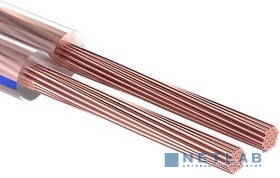 Proconnect 01-6208-6 Кабель акустический, 2х2.50 мм2, прозрачный BLUELINE, 100 м.