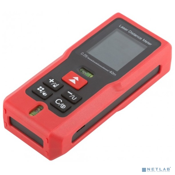 КУРС Дальномер лазерный, расчет площади/объема, LCD дисплей, диапазон 40 м [18677]