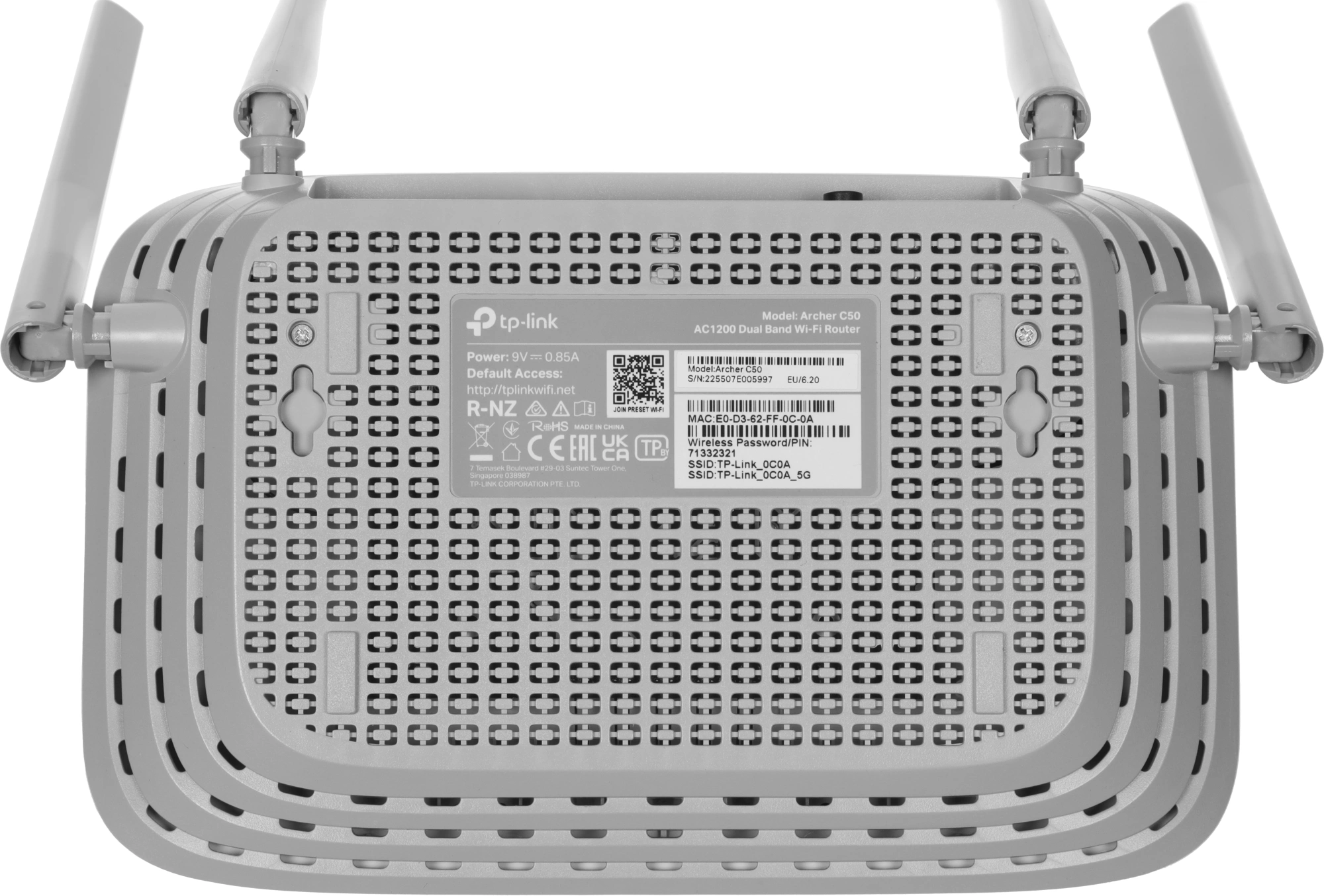 TP-Link Archer C50 Двухдиапазонный роутер Wi-Fi AC1200 с поддержкой MU-MIMO