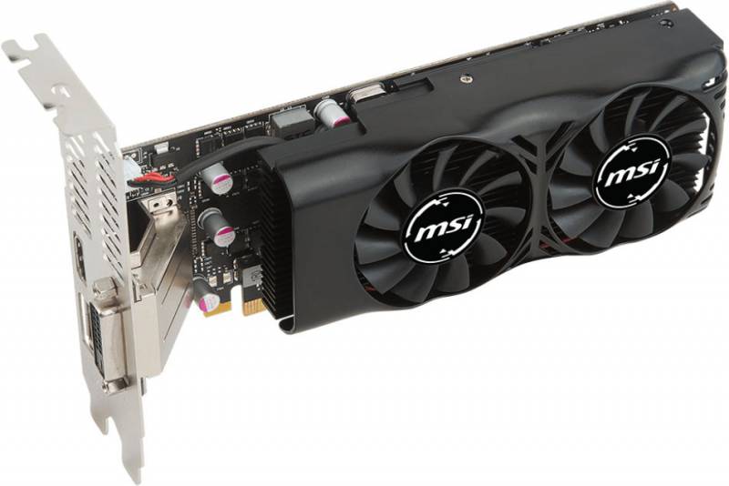 MSI GTX 1050 TI 4GT LP RTL  nVidia  GTX 1050TI 4096Mb 128bit GDDR5 1290/7008 DVIx1/HDMIx1/DPx1/HDCP  low profile