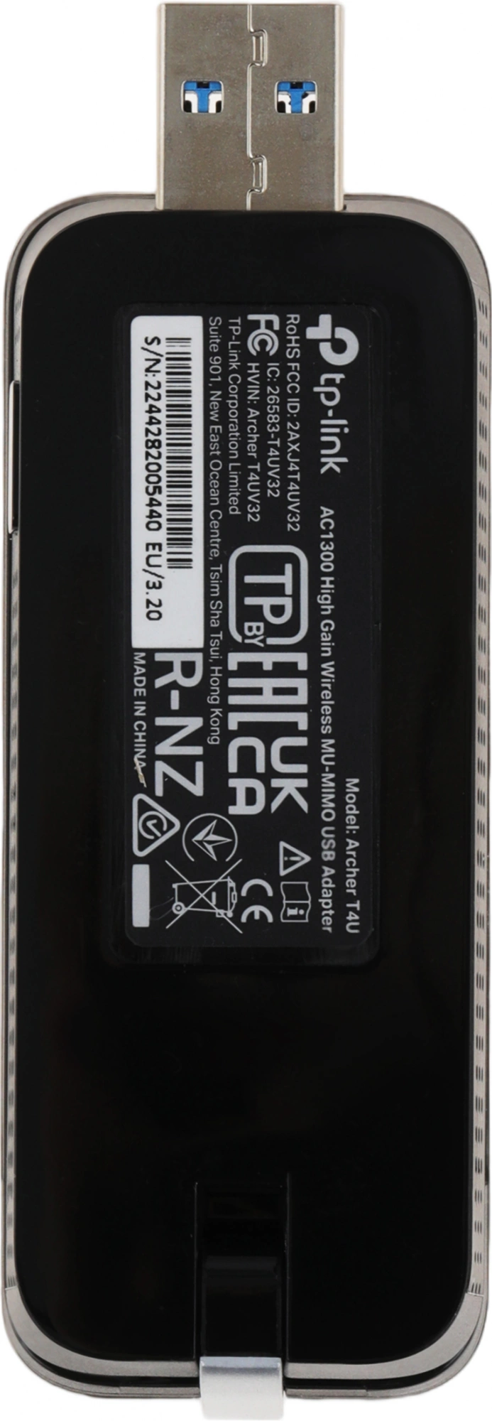 TP-Link Archer T4U Двухдиапазонный USB-адаптер с поддержкой Wi-Fi AC1300