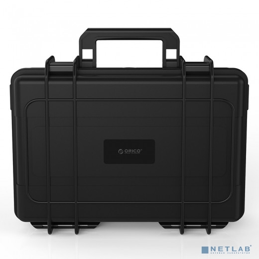 ORICO PSC-L20-BK Кейс для жестких дисков 20 слотов 3.5'' HDD. Ударостойкий композитный ABS пластик. Габариты 400 х 360 х 130 мм.