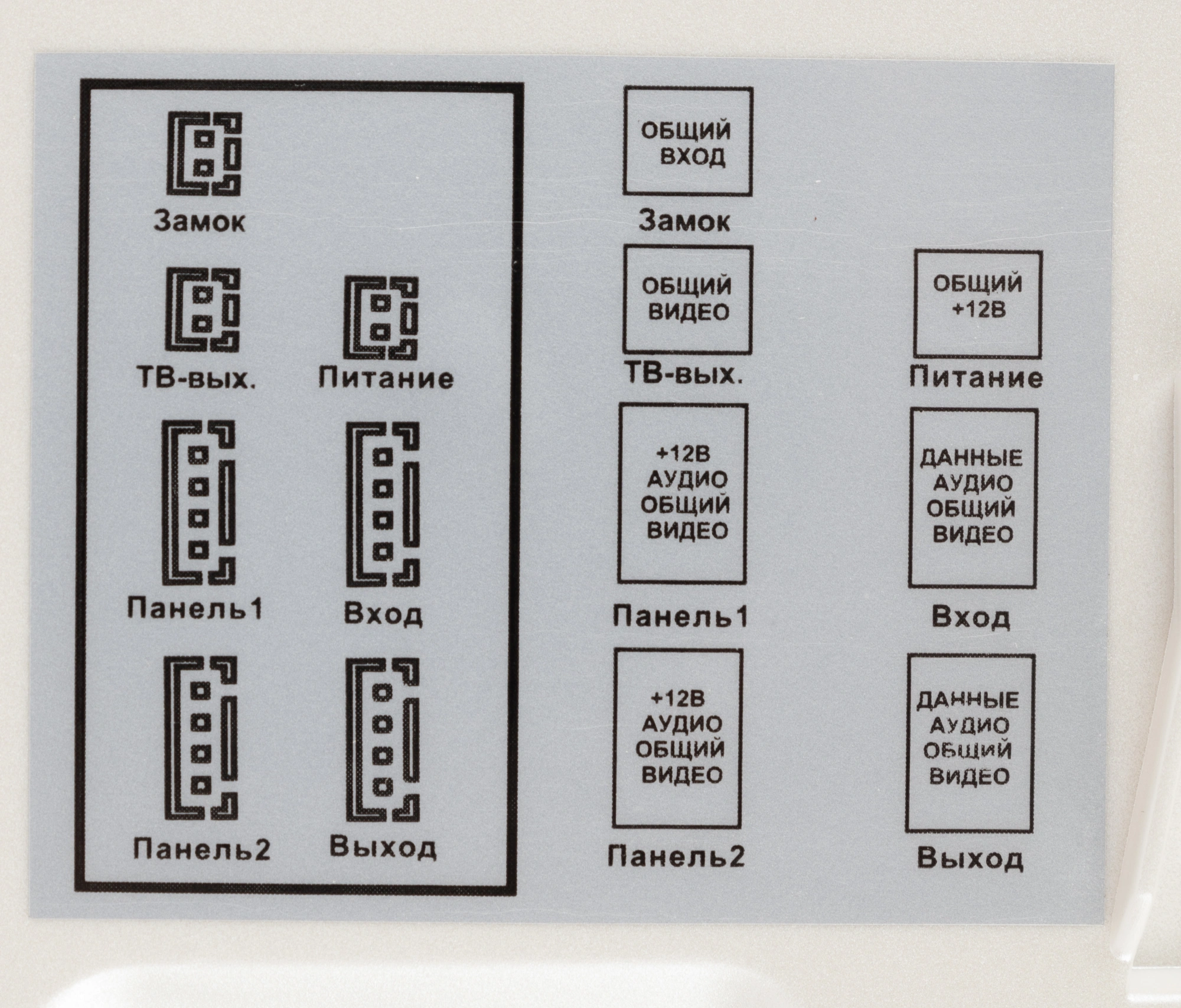Falcon Eye KIT- Vista Комплект. Видеодомофон: дисплей 4" TFT;  механические кнопки; подключение до 2-х вызывных панелей; OSD меню; питание AC 220В (встроенный БП)