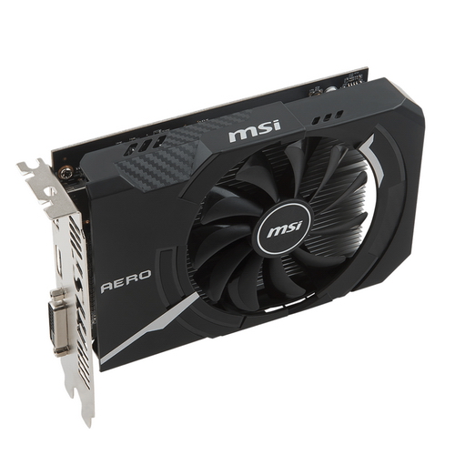 MSI ATI RX 550 AERO ITX 4G OC AMD Radeon RX 550 4096Mb 128bit GDDR5 1203/6000 DVIx1/HDMIx1/DPx1/HDCP Ret