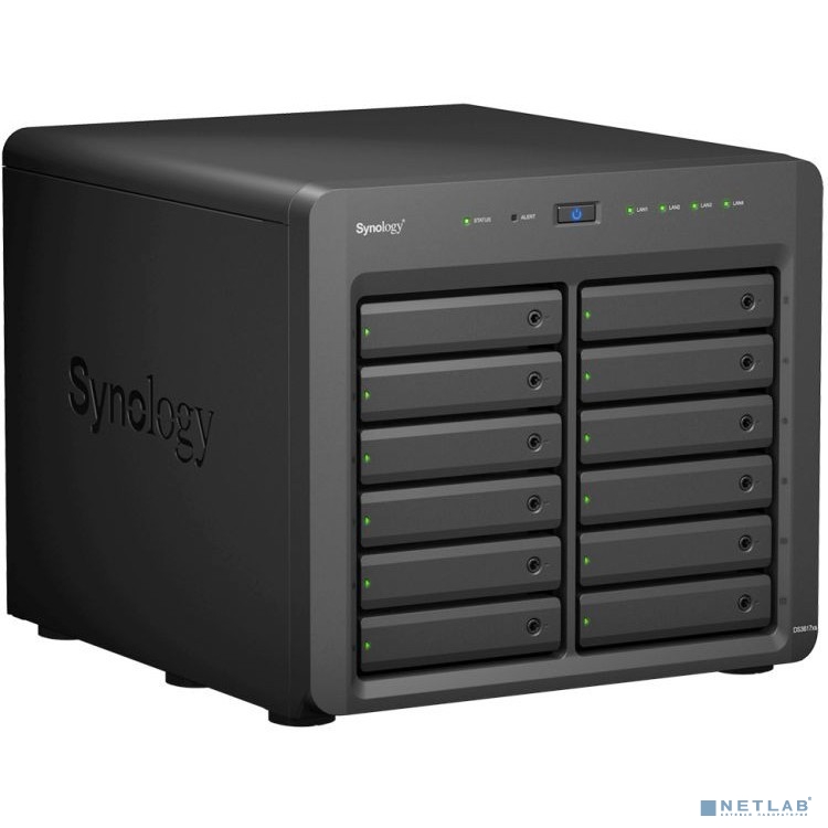 Synology DS3617xs II Сетевое хранилище QC2,2GhzCPU/2x8Gb(up to 48)/RAID0,1,10,5,6/up to 12hot plug HDDs SATA(3,5&quot; or 2,5&quot;) (up to 36 with 2xDX1215)/2xUSB3.0/4GigEth