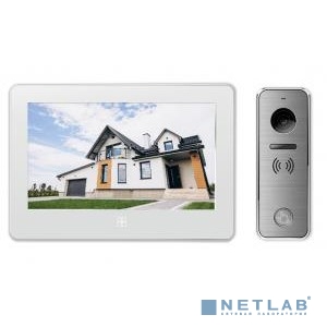 Tantos NEO TWIN KIT (White). Монитор 7 дюймов / 800 х 480 пикселей, вызывная панель 110 град. по горизонтали / 50 град. по вертикали, управляется сенсорными кнопками