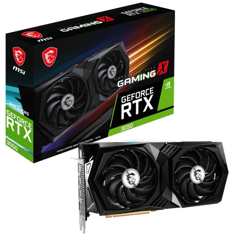 MSI RTX 3050 GAMING X 8G RTL