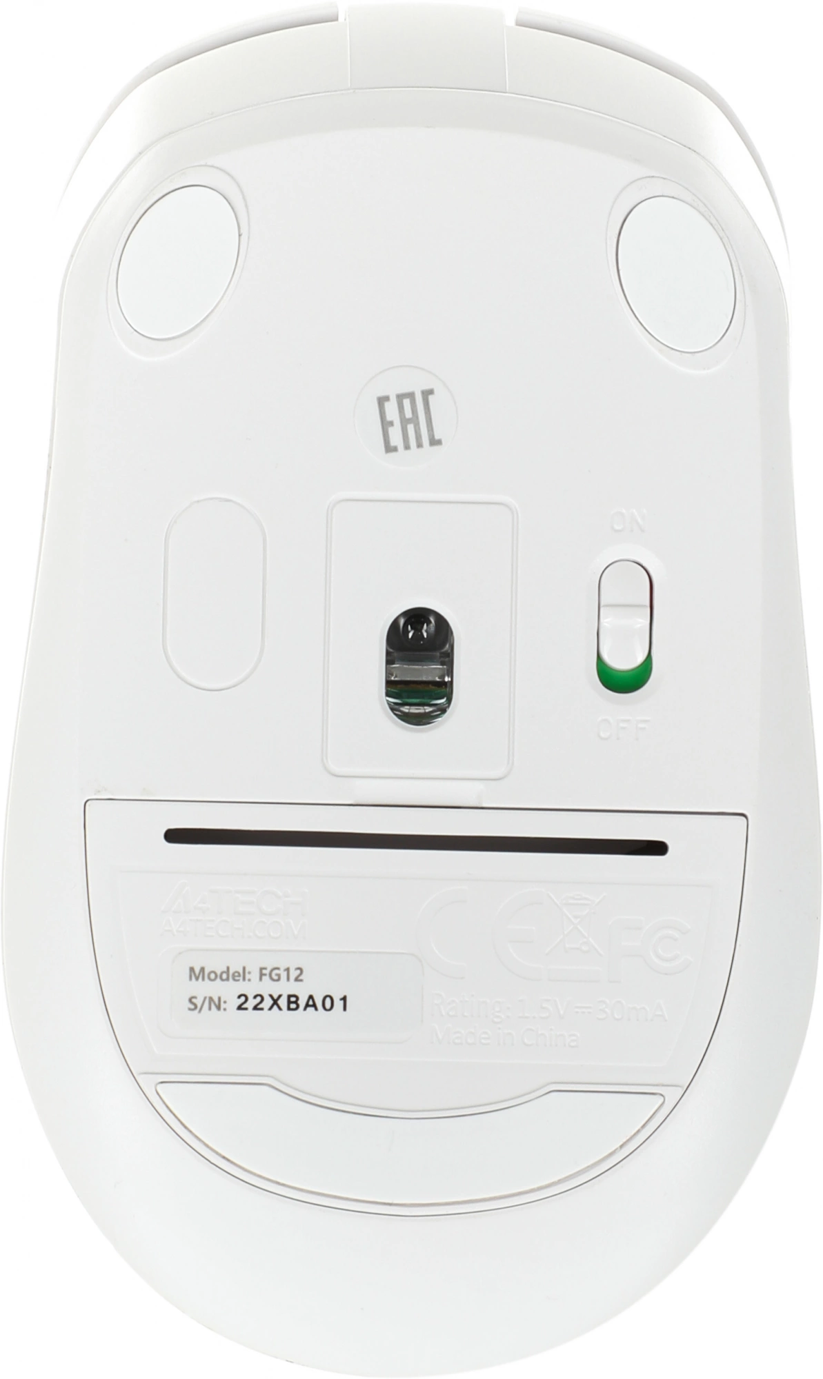 Клавиатура + мышь A4Tech Fstyler FG1012 клав:белый мышь:белый USB беспроводная Multimedia [1599042]