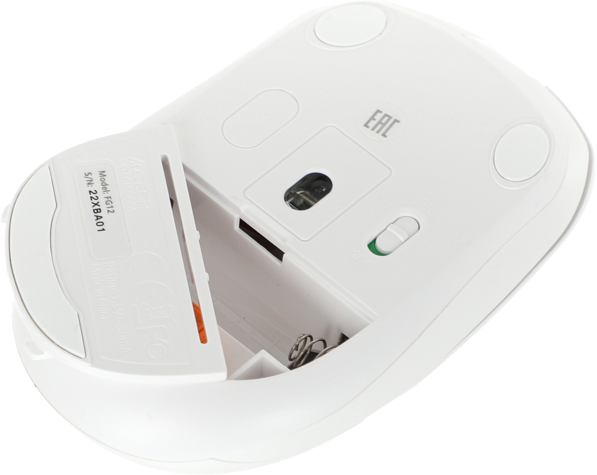 Клавиатура + мышь A4Tech Fstyler FG1012 клав:белый мышь:белый USB беспроводная Multimedia [1599042]