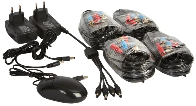 Falcon Eye FE-104MHD KIT ДАЧА SMART Комплект видеонаблюдения Гибридный регистратор с поддержкой AHD/TVI/CVI/IP/Аналог. Алгоритм сжатия H.264