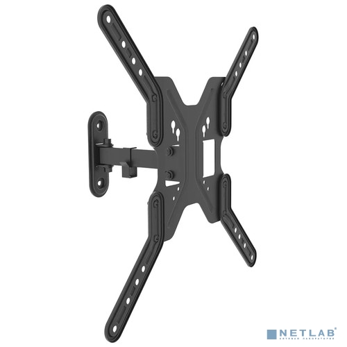 TRESS WM 25441M черный 23"-55"  180 градусов. Вылет от стены 68-190 мм. Крепление стандарта VESA 75х75, 100х100, 100х200, 200х200, 200х300, 300х300, 300х400, 400х400 мм