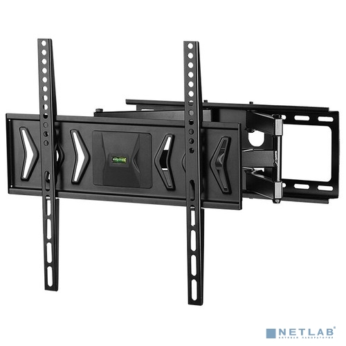 TRESS WM 1044M черный 32"-55" от + 5 до -15 градусов. Поворот 180 градусов. Вылет от стены 68-456 мм. Крепление стандарта VESA 100х100, 100х200, 200х200, 200х300, 300х300, 300х400, 400х400 мм.