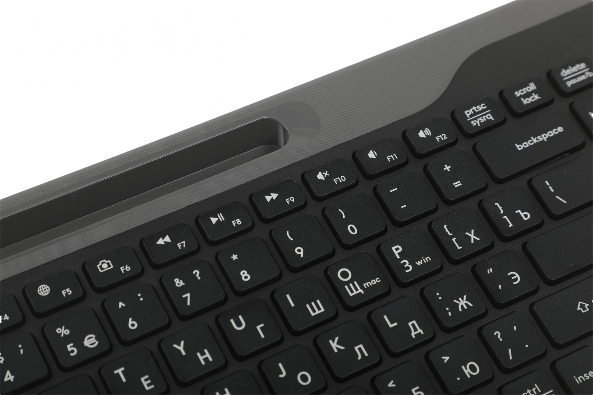 Клавиатура A4Tech Fstyler FK25 черный/серый USB slim [1530215]