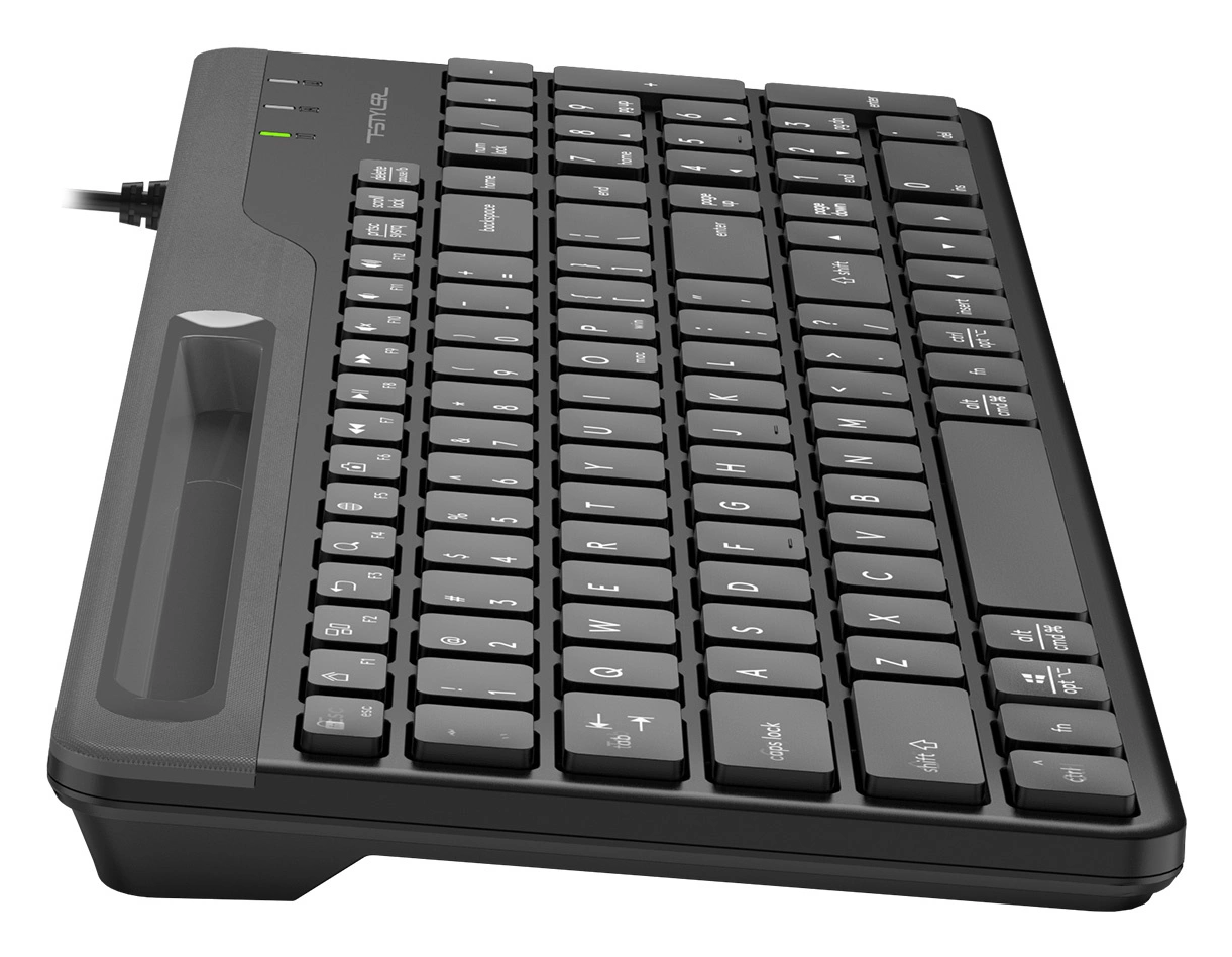 Клавиатура A4Tech Fstyler FK25 черный/серый USB slim [1530215]