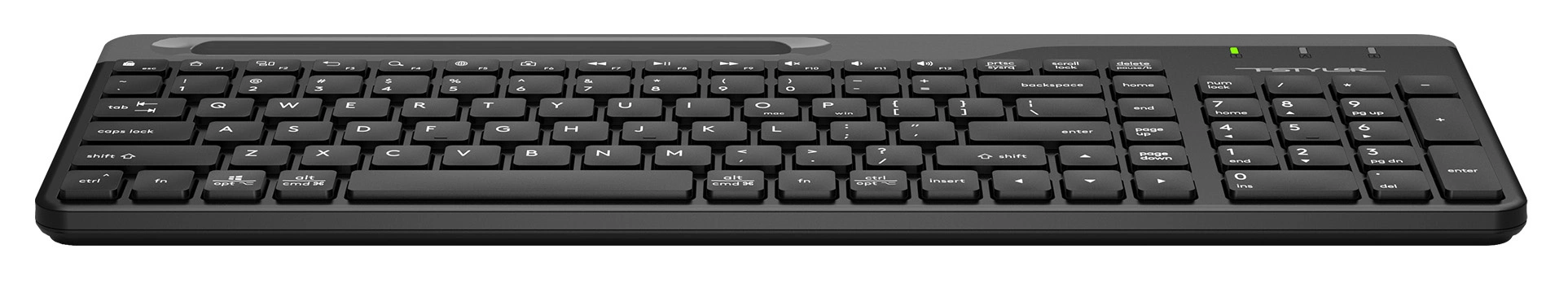Клавиатура A4Tech Fstyler FK25 черный/серый USB slim [1530215]