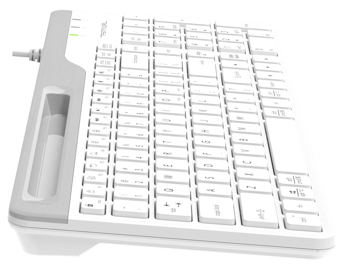 Клавиатура A4Tech Fstyler FK25 белый/серый USB slim [1530217]