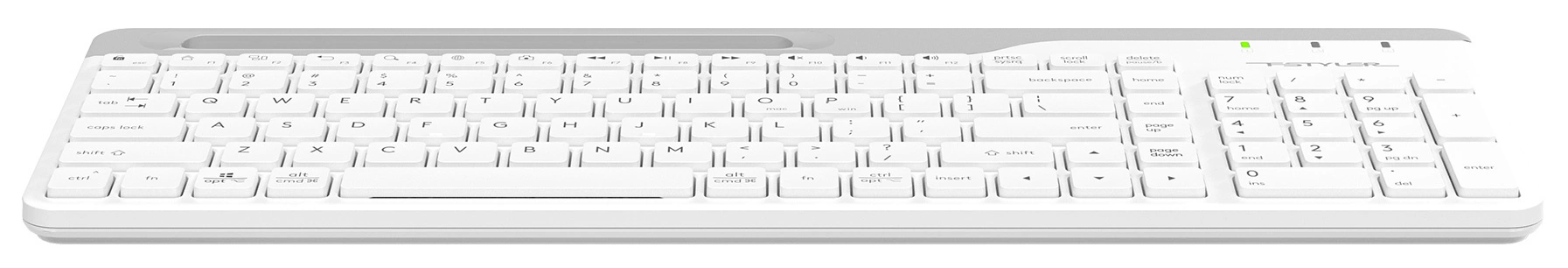 Клавиатура A4Tech Fstyler FK25 белый/серый USB slim [1530217]