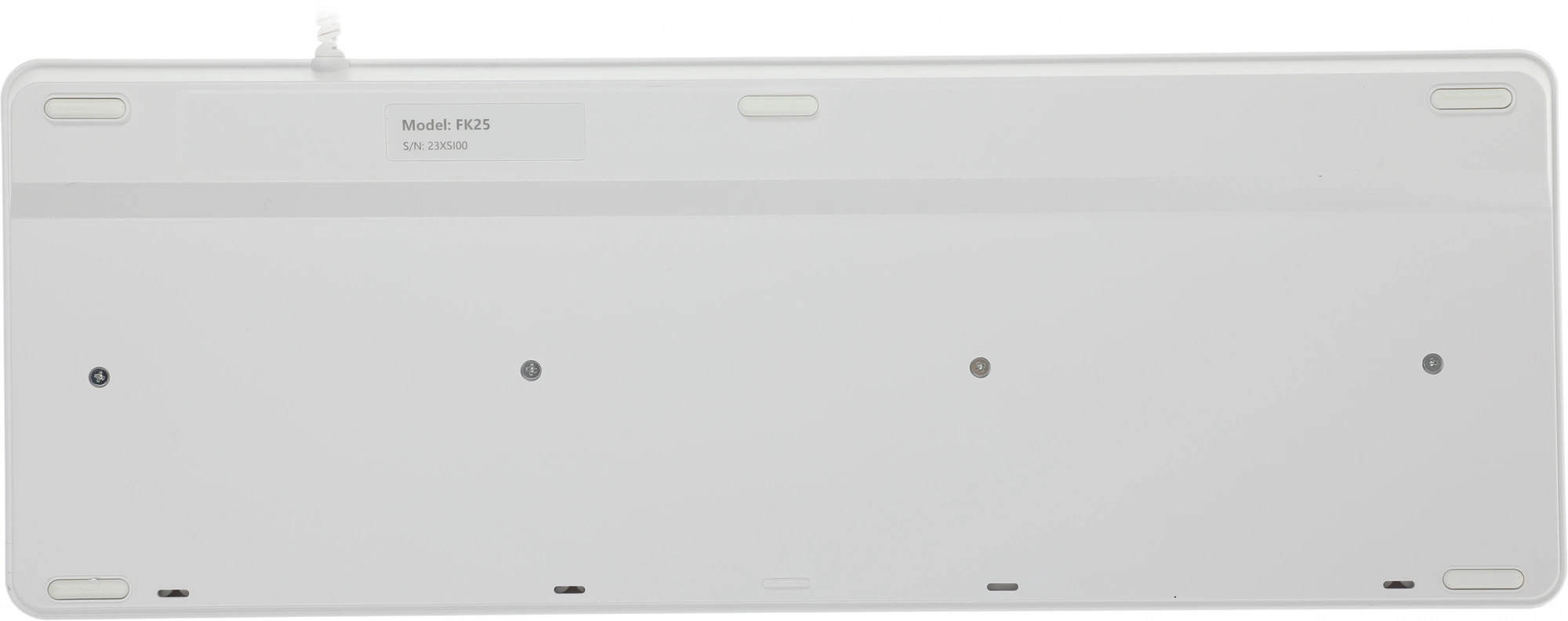 Клавиатура A4Tech Fstyler FK25 белый/серый USB slim [1530217]