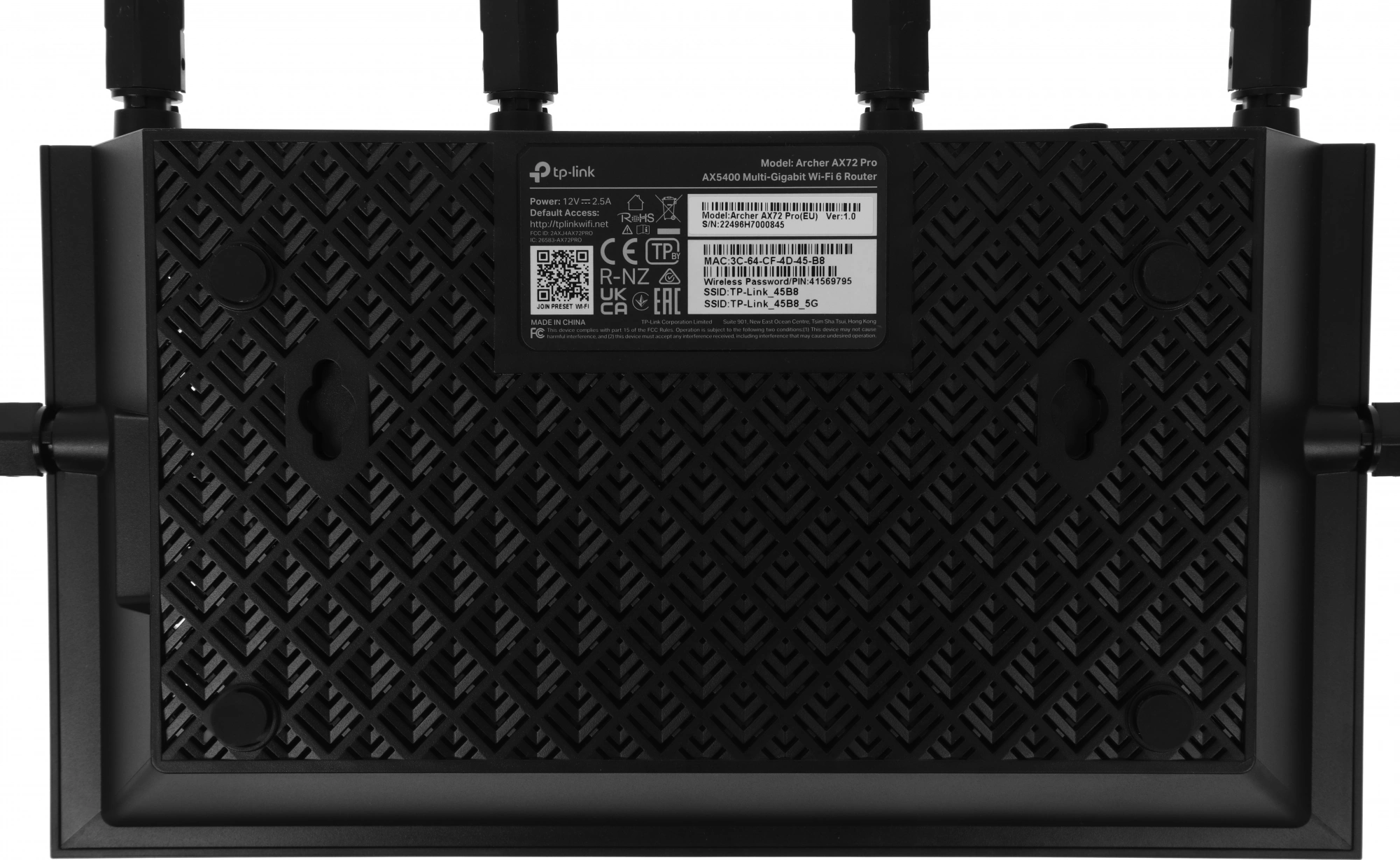 TP-Link Archer AX72 Pro AX5400 Двухдиапазонный гигабитный Wi-Fi 6 роутер TP-Link Archer AX72 Pro AX5400 Двухдиапазонный гигабитный Wi-Fi 6 роутер