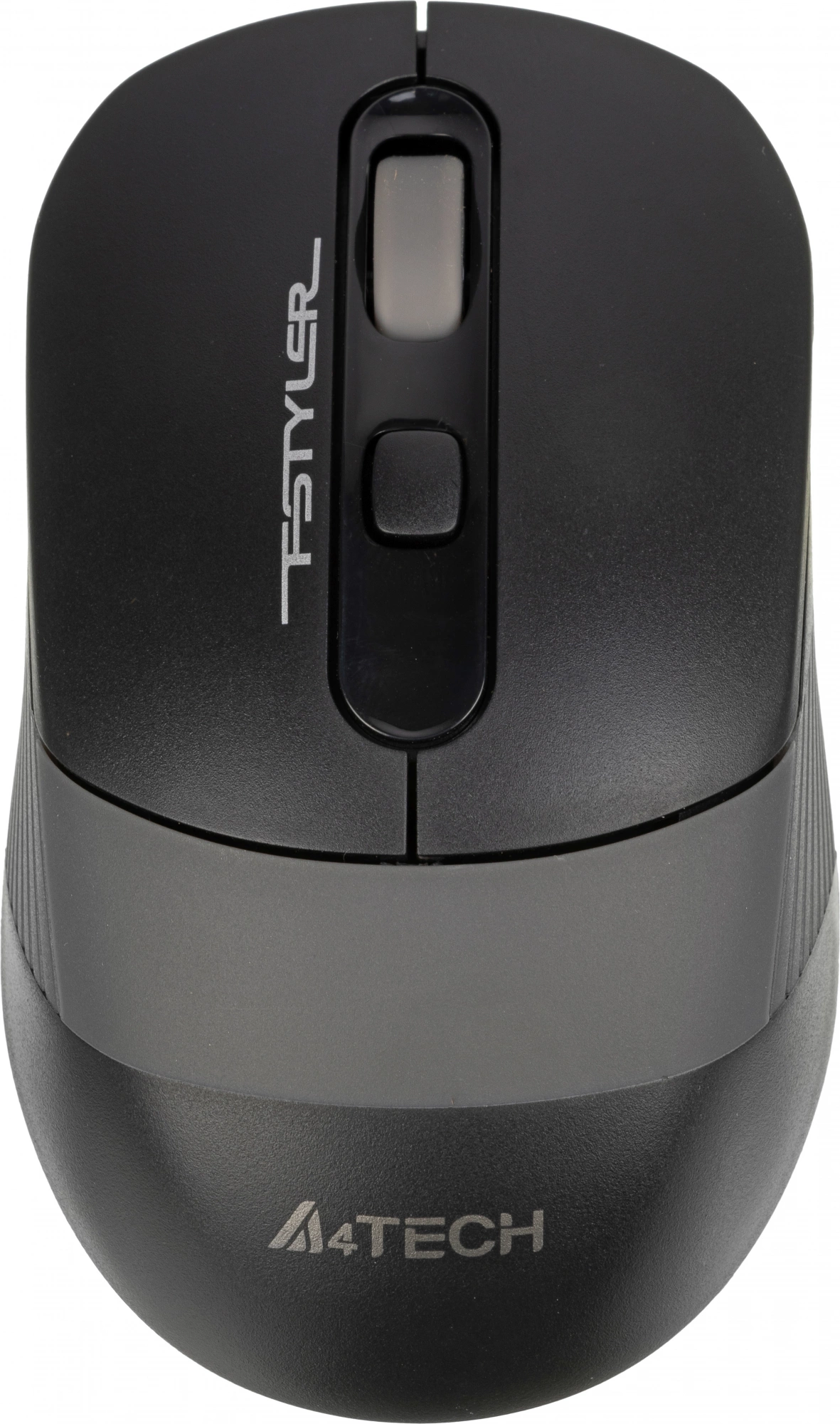 A-4Tech Мышь Fstyler FG10S черный/серый оптическая (2000dpi) беспроводная USB [1204030]