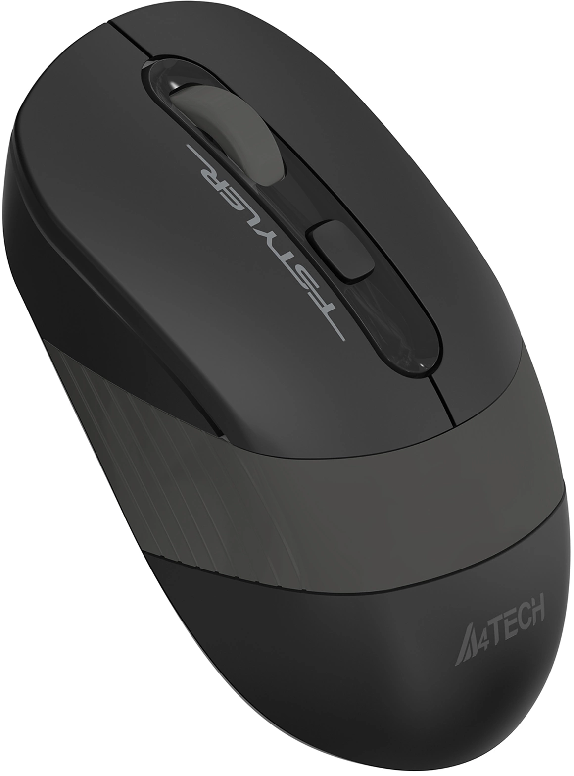 A-4Tech Мышь Fstyler FG10S черный/серый оптическая (2000dpi) беспроводная USB [1204030]