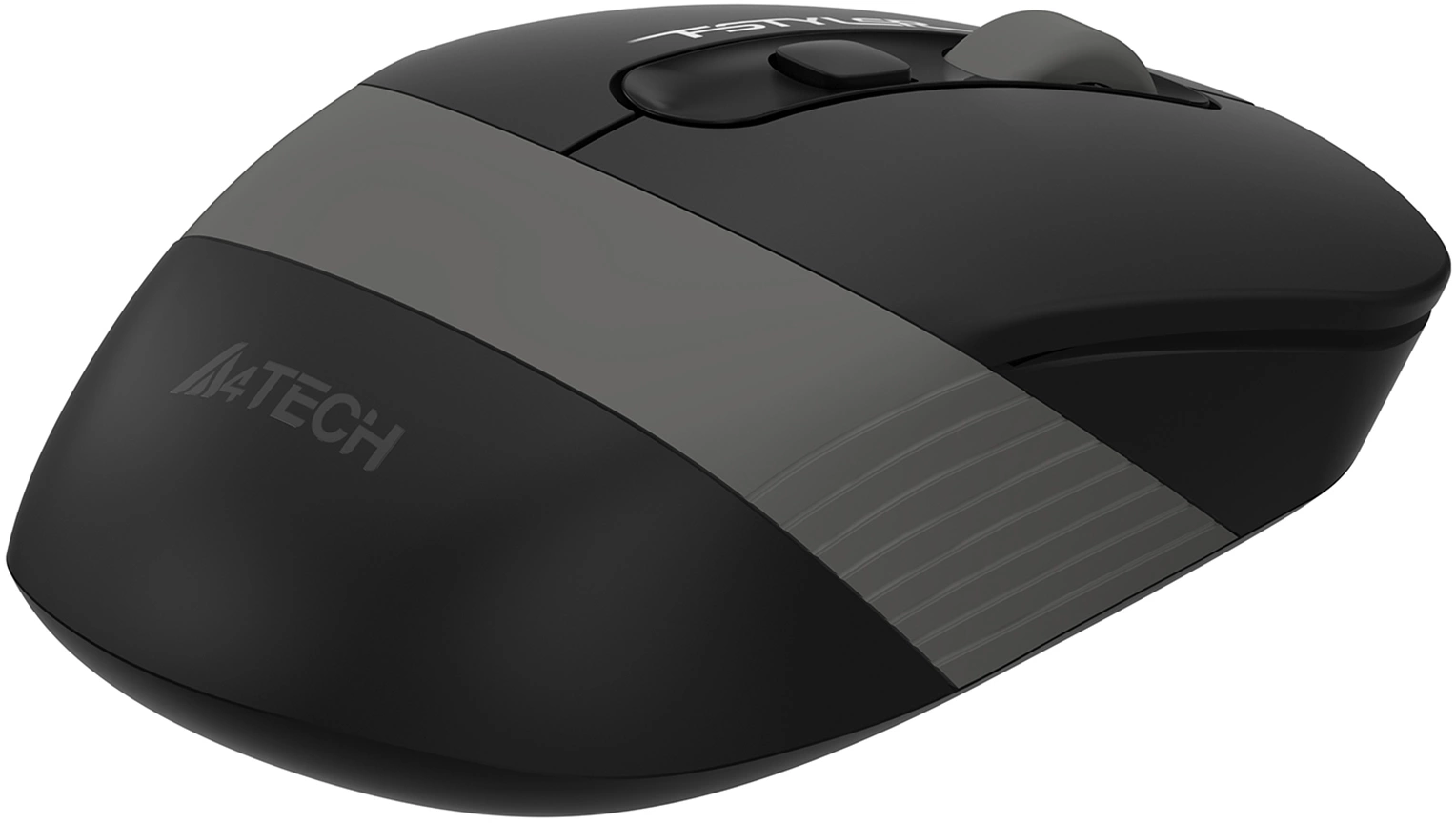 A-4Tech Мышь Fstyler FG10S черный/серый оптическая (2000dpi) беспроводная USB [1204030]