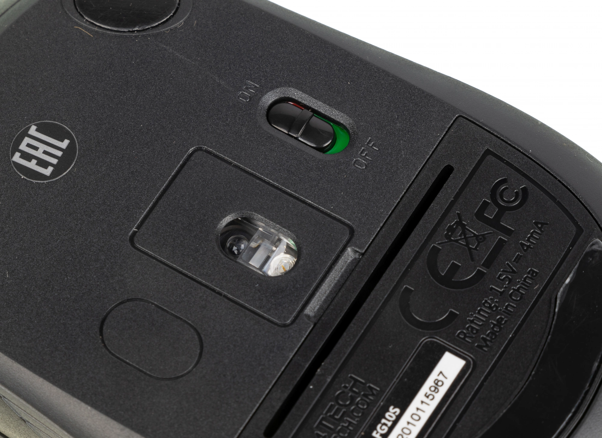 A-4Tech Мышь Fstyler FG10S черный/серый оптическая (2000dpi) беспроводная USB [1204030]