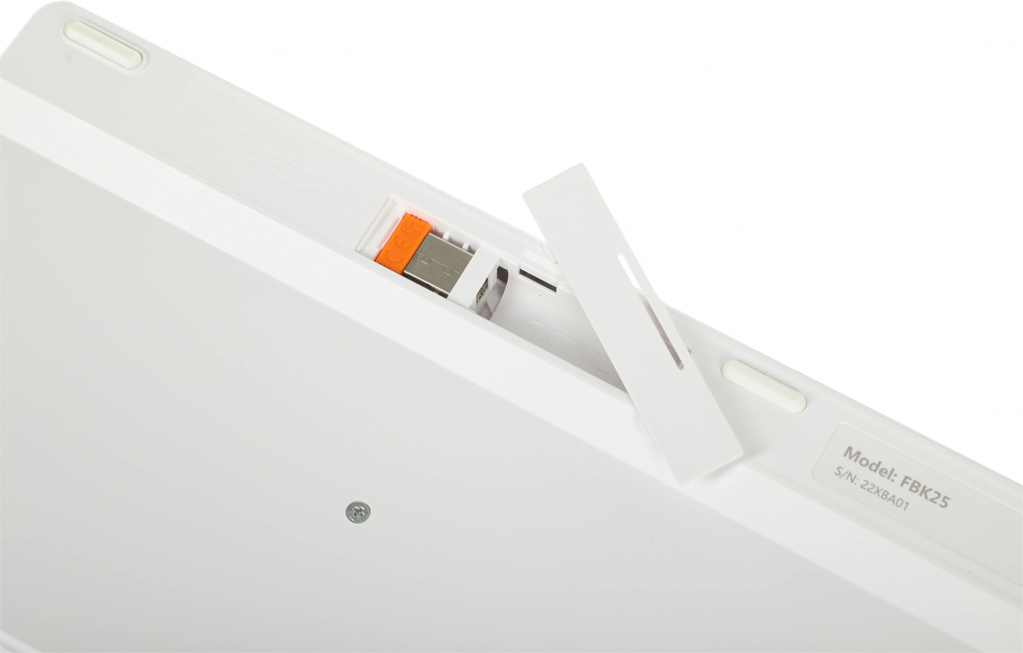 Клавиатура A4Tech Fstyler FBK25 белый/серый USB беспроводная BT/Radio slim Multimedia
