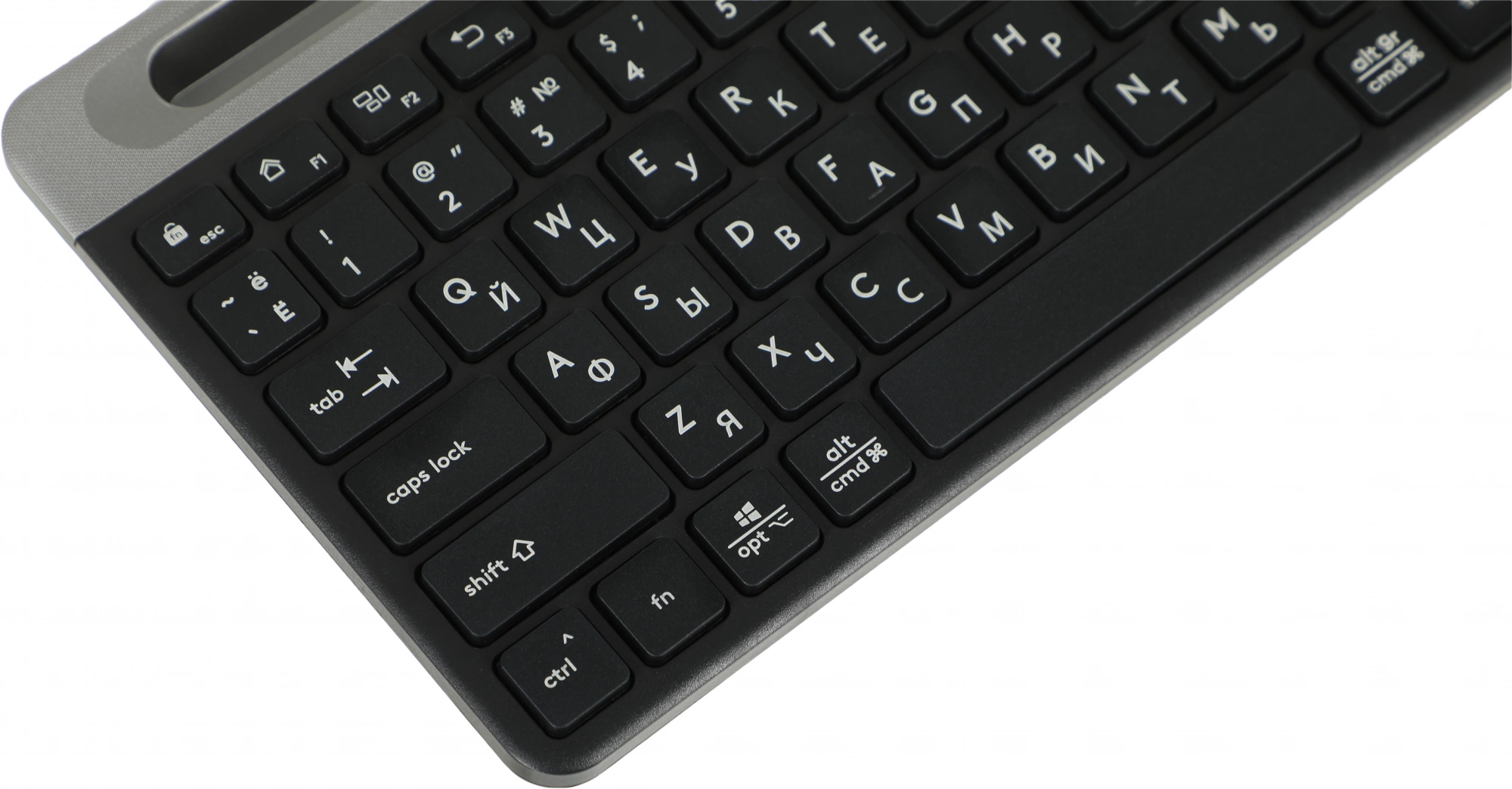 Клавиатура A4Tech Fstyler FBK25 черный/серый USB беспроводная BT/Radio slim Multimedia