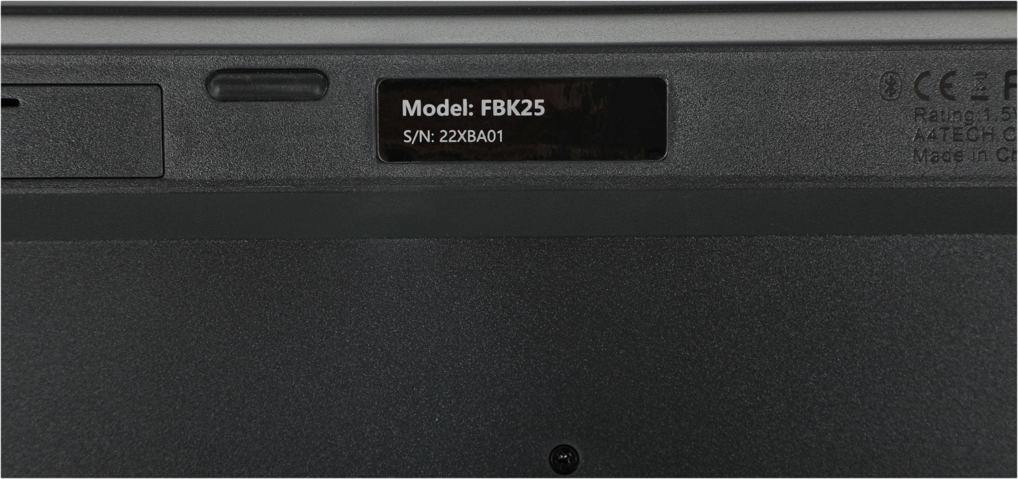 Клавиатура A4Tech Fstyler FBK25 черный/серый USB беспроводная BT/Radio slim Multimedia