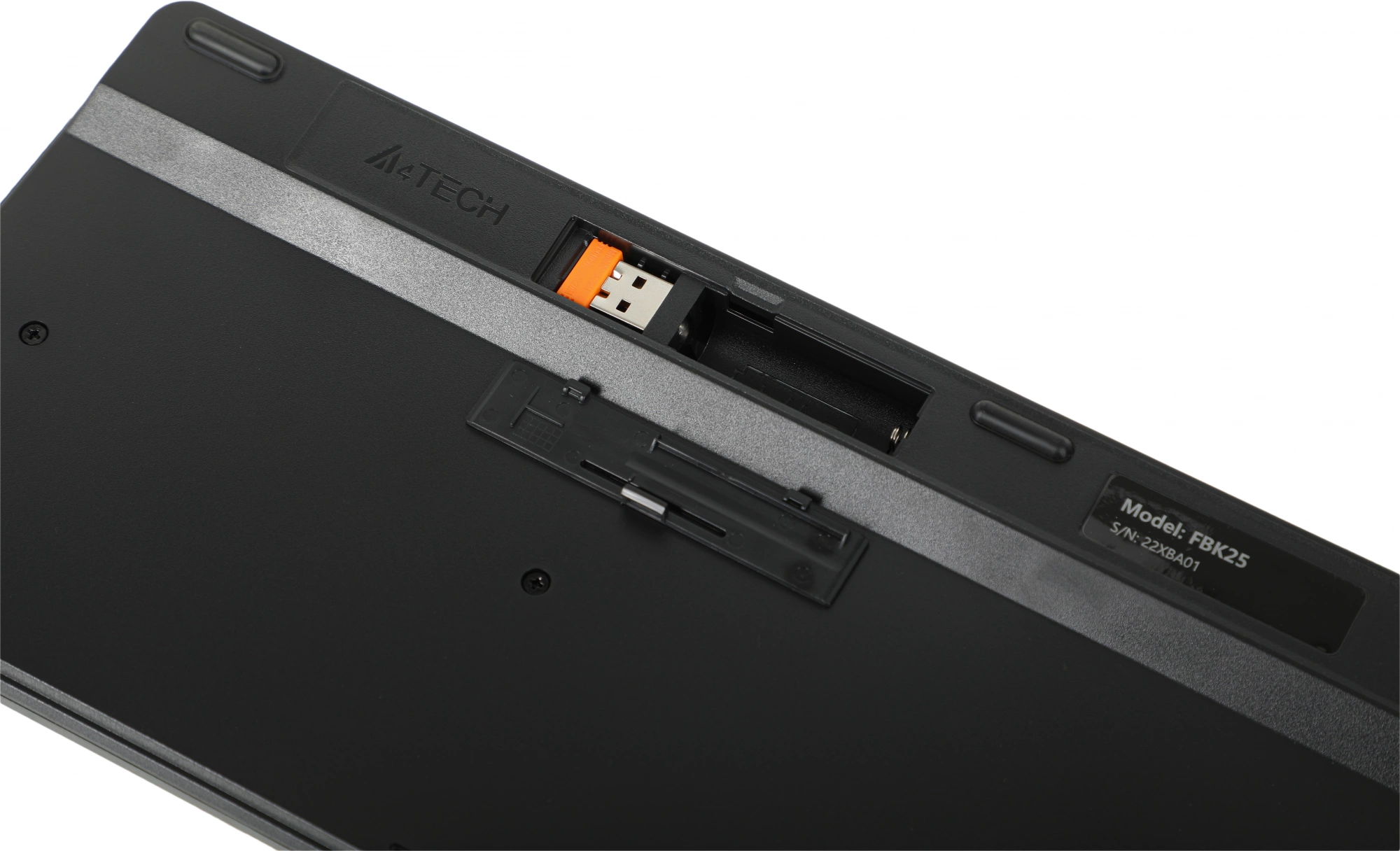 Клавиатура A4Tech Fstyler FBK25 черный/серый USB беспроводная BT/Radio slim Multimedia