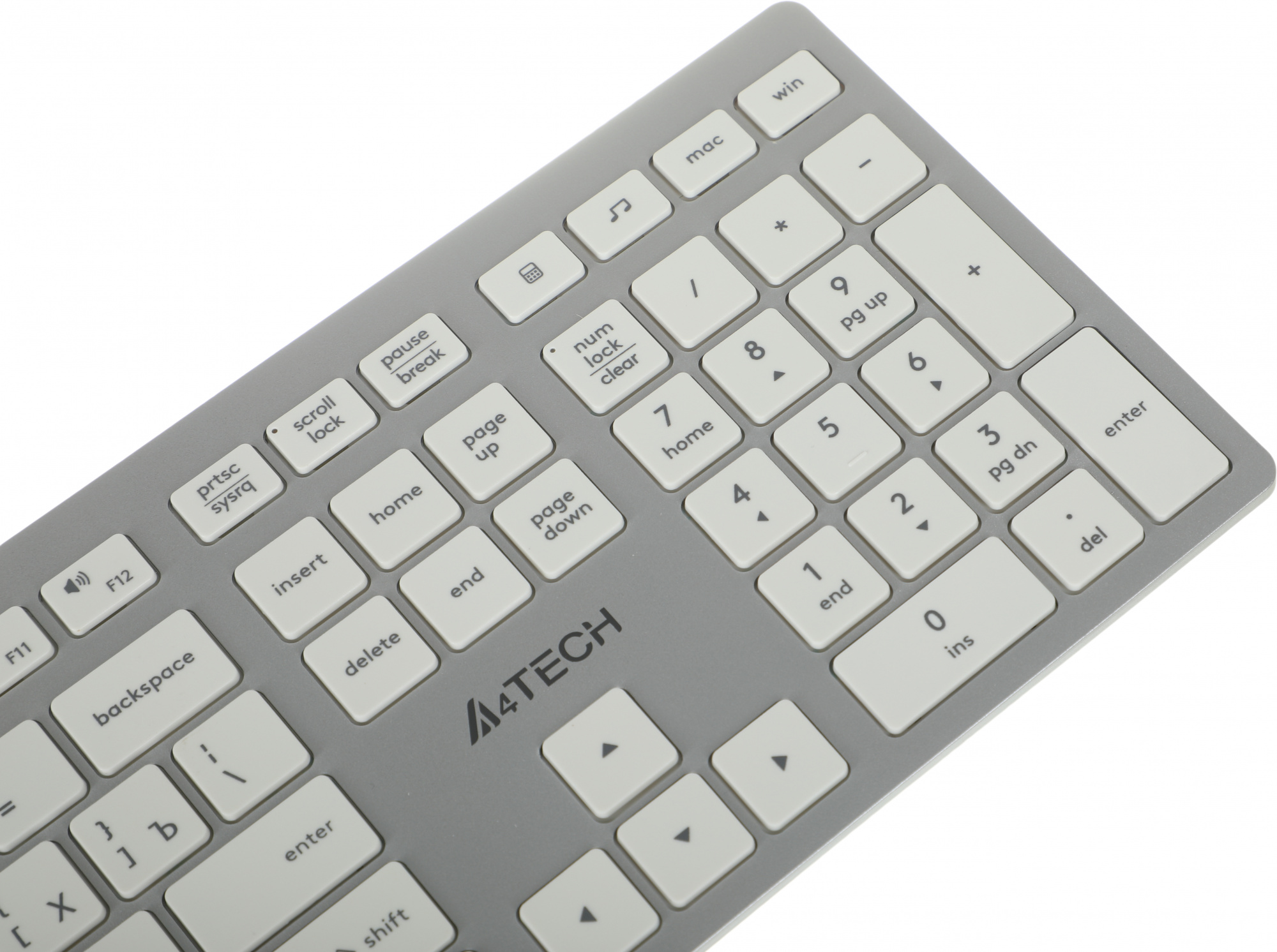 Клавиатура A4Tech Fstyler FX50 белый USB slim Multimedia (FX50 WHITE)