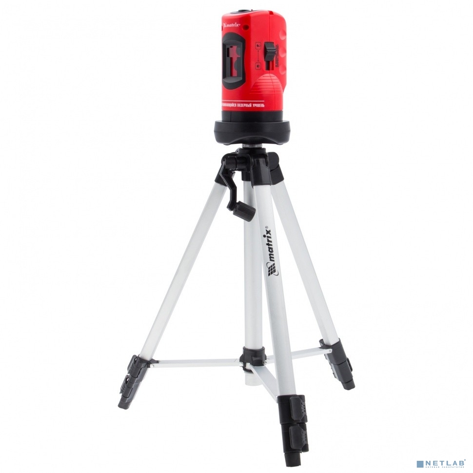 MATRIX Уровень лазерный, 100 мм, штатив 1260 мм, самовыравнивающийся [35023]