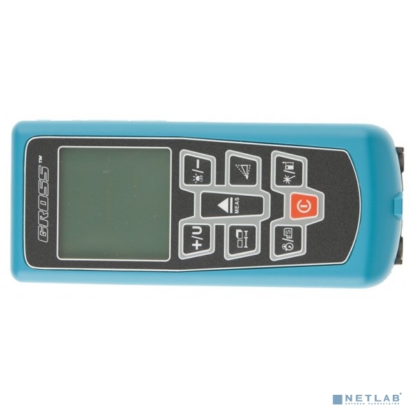 GROSS Дальномер лазерный Kompakt 70, от 0,05 до 70 метров, функц. Пифагора, площадь, объем, таймер [38001]