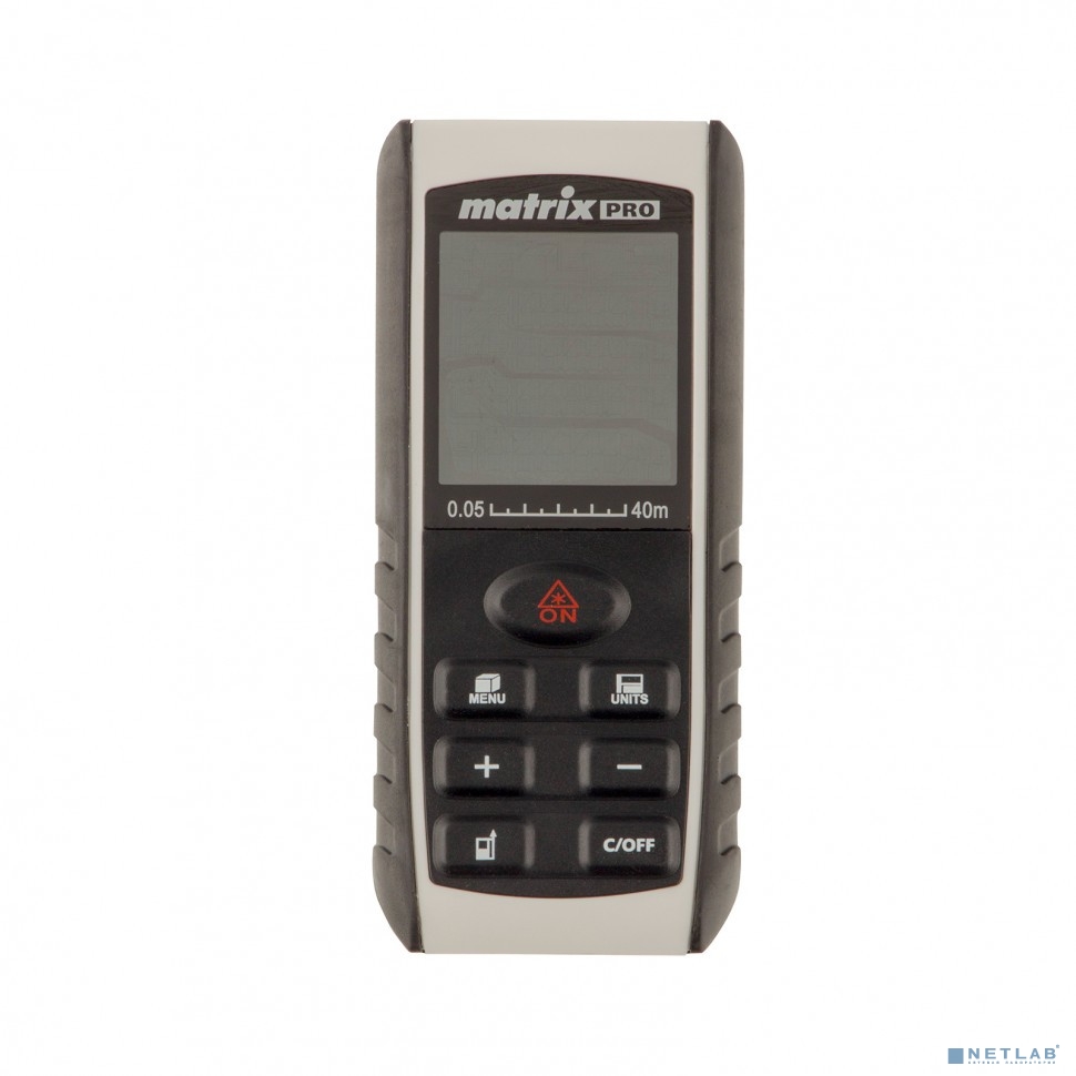 MATRIX Лазерный дальномер LD-40, 40 м, с электронным угломером [38015]