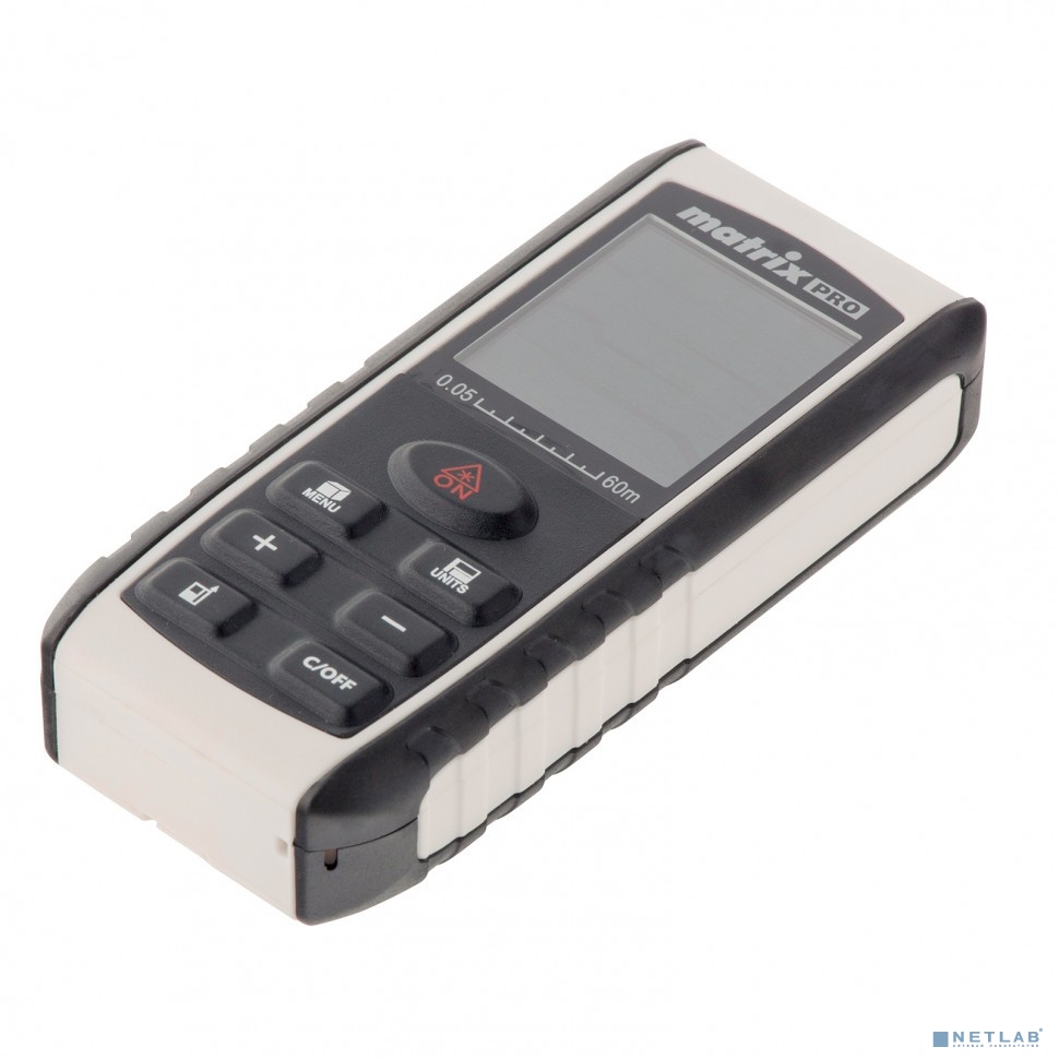 MATRIX Лазерный дальномер LD-40, 40 м, с электронным угломером [38015]