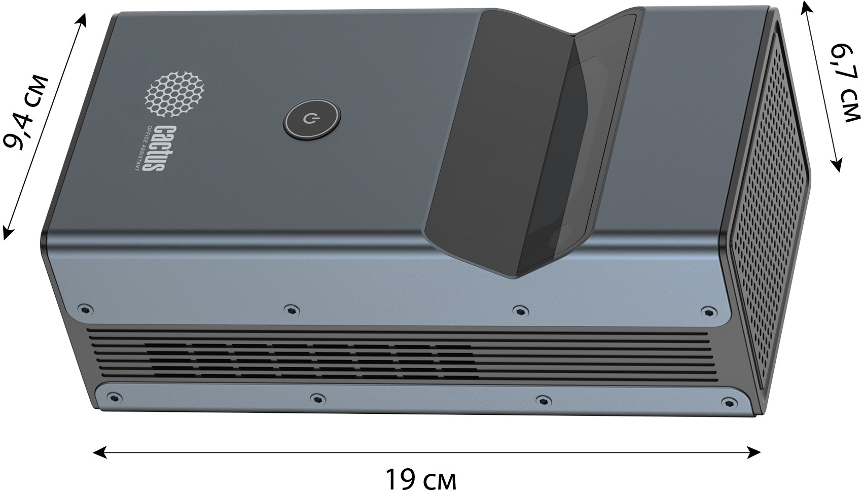 Cactus CS-PRU.03B.WUXGA-A Проектор черный {DLP 6500Lm 2000:1 (30000час) 1xUSB typeA 1xHDMI 1.5кг}