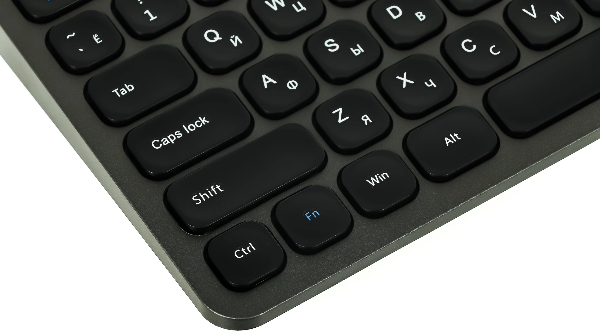 Клавиатура + мышь Oklick 300M клав:серый мышь:серый/черный USB беспроводная slim [1488402]