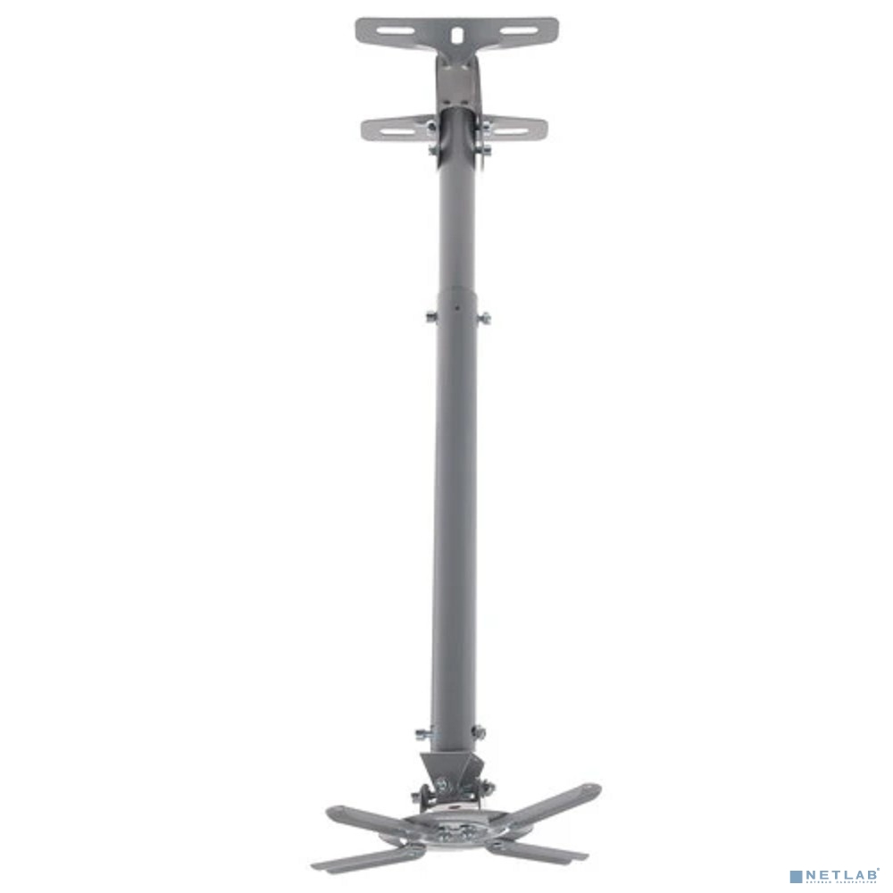 Wize WPA-S серебро {Универсальное комплект для проектора, длина штанги 36-46 см, наклон +/- 15°, поворот +/- 15°, до 12 кг, 260х260}