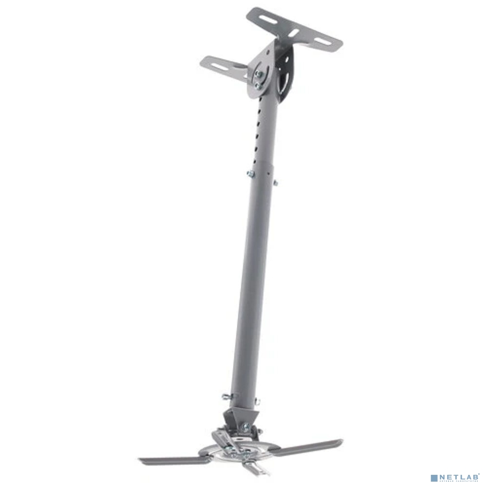 Wize WPA-S серебро {Универсальное комплект для проектора, длина штанги 36-46 см, наклон +/- 15°, поворот +/- 15°, до 12 кг, 260х260}