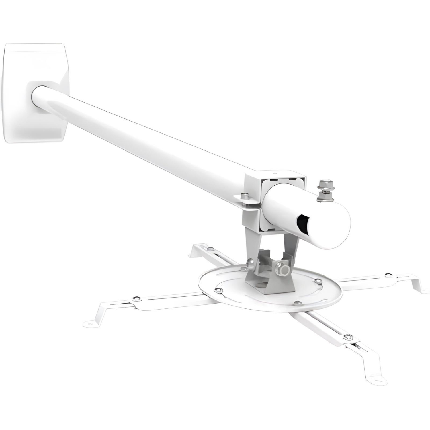 Wize WTH130 белый {Универсальное настенное крепление Wize для короткофокусного проектора,длина штанги 130 см, наклон +15/-5°, поворот +15/-5°, нагрузка 20 кг, страховочный трос в комплекте}