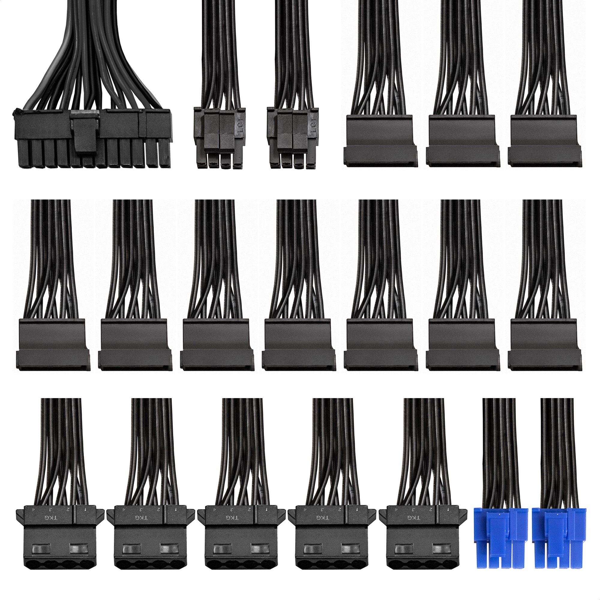 Exegate EX174460RUS Блок питания 700W Exegate <RM-700ADS> APFC OEM,2 х 8 cm fan, 20+4pin/(4+4)pin+(4+4)pin , 2xPCI-E , 9xSATA ((Server) PRO) [252873]